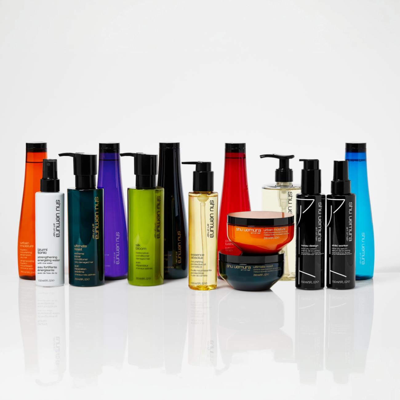 Shu Uemura haircare collection